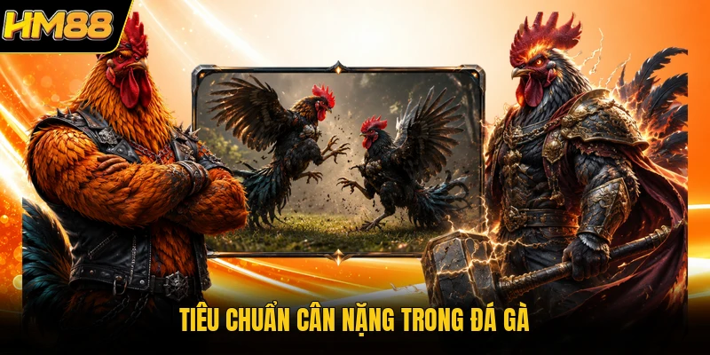Tiêu chuẩn cân nặng trong đá gà