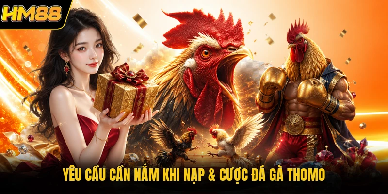 Nạp & Cược Đá Gà Thomo | Chỉ Dẫn Giao Dịch & Giải Trí 2026 Yêu cầu cần nắm khi nạp và cược đá gà Thomo